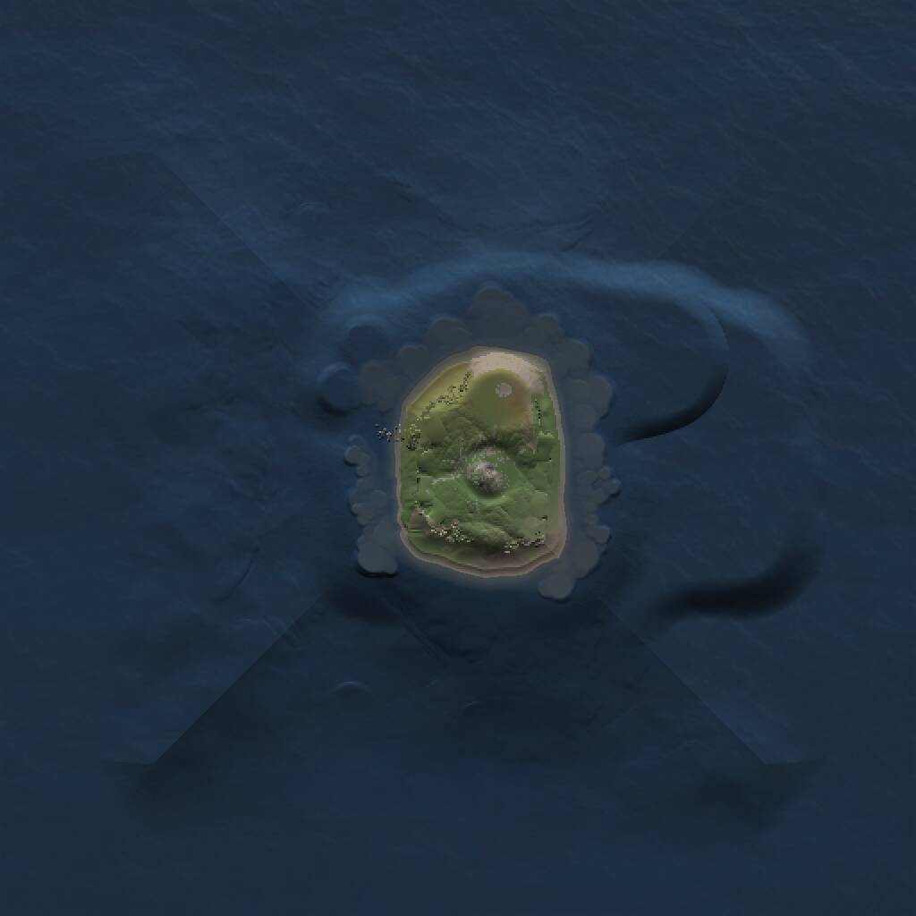 Rust Map: Procedural Map, Size: 1000, Seed: 1111110007, 1 Monuments