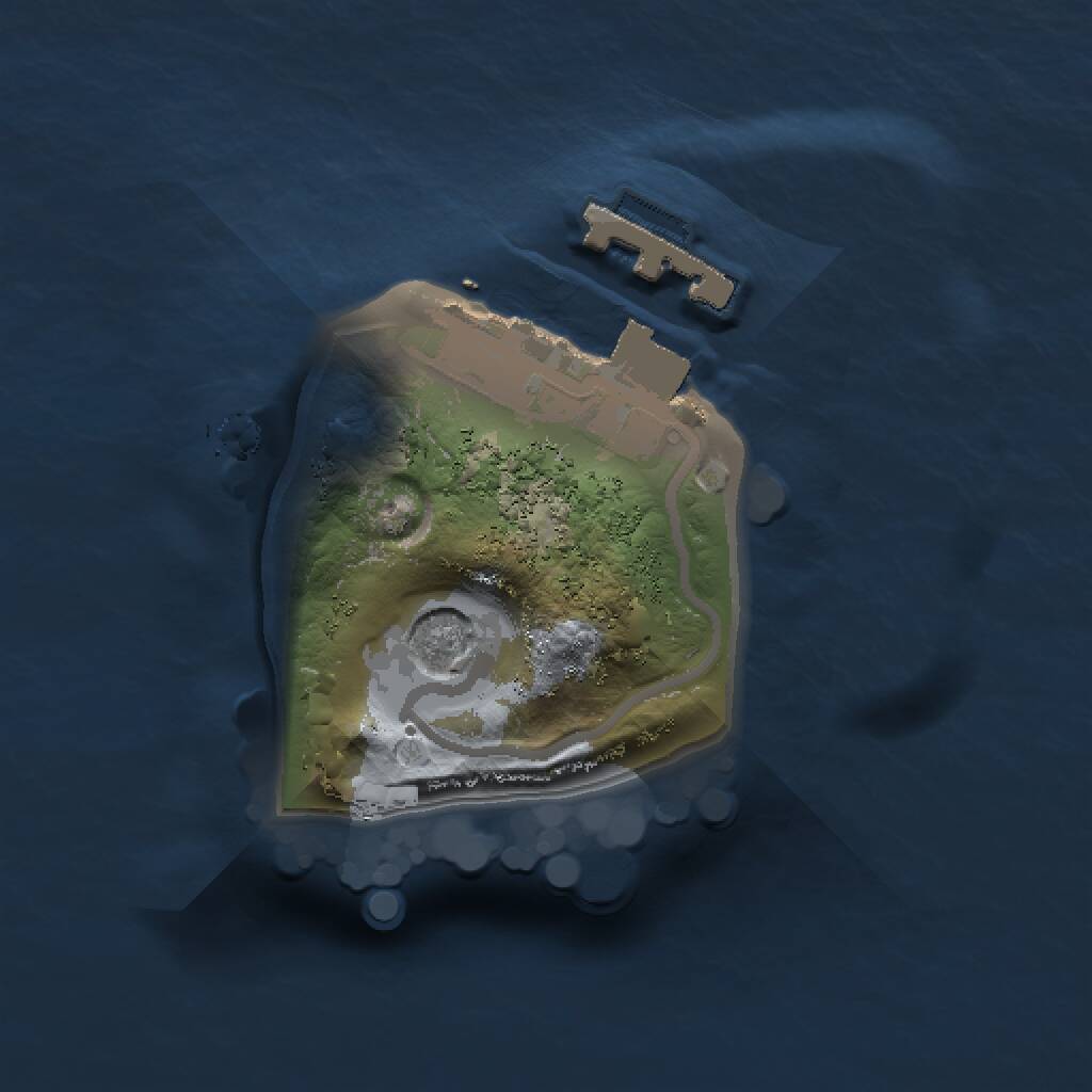 Rust Map: Procedural Map, Size: 1000, Seed: 1924658169, 3 Monuments