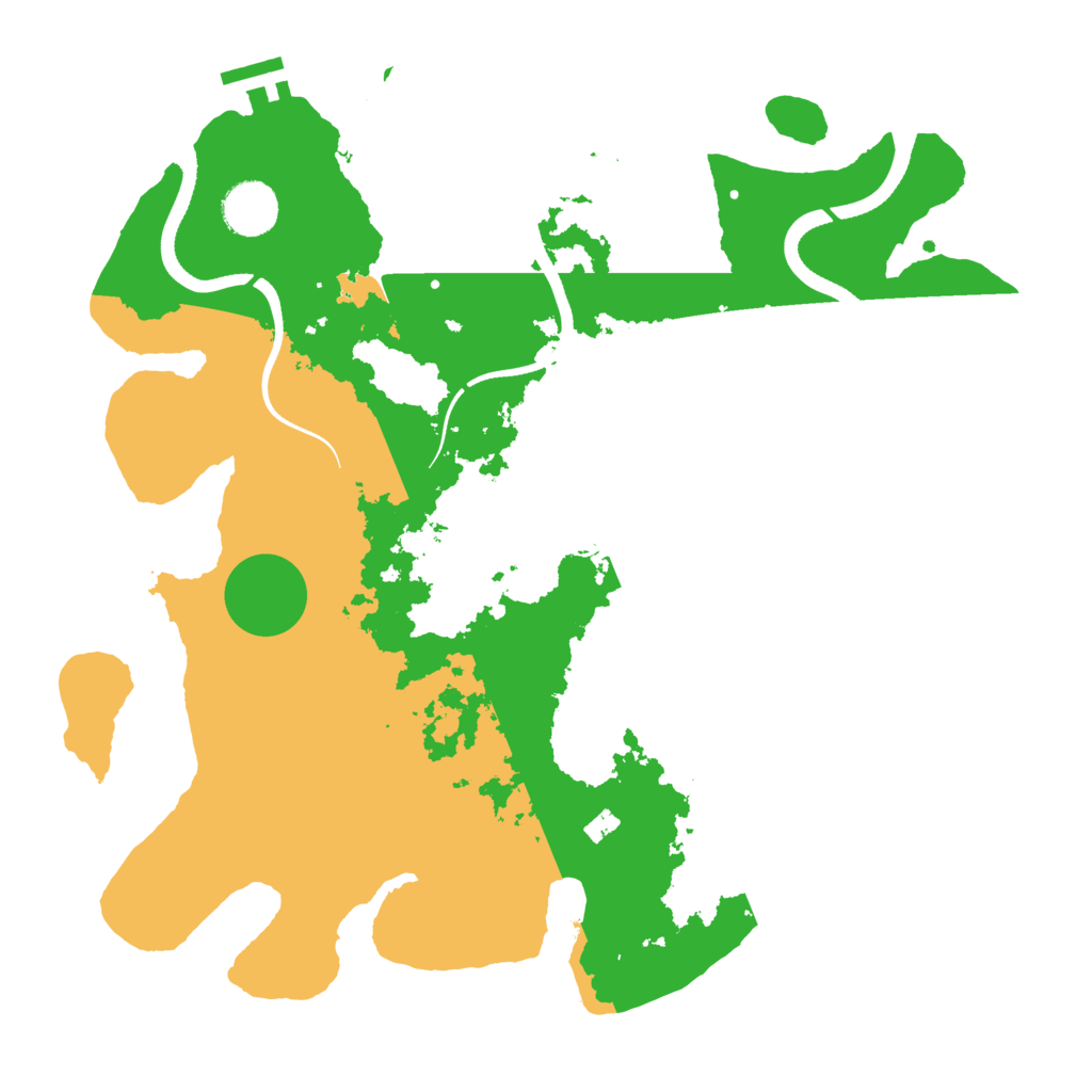 Biome Rust Map: Procedural Map, Size: 3500, Seed: 946982615