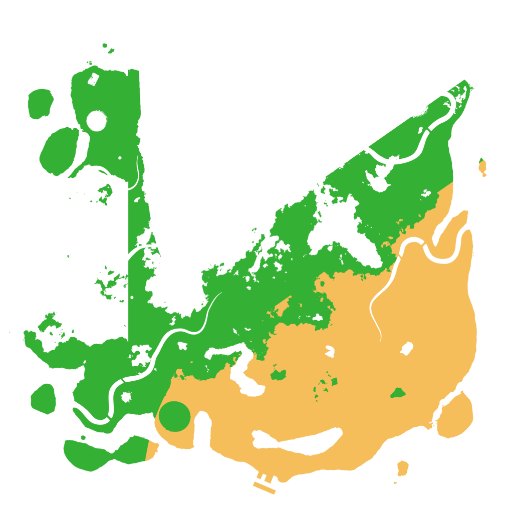 Biome Rust Map: Procedural Map, Size: 4500, Seed: 20260227