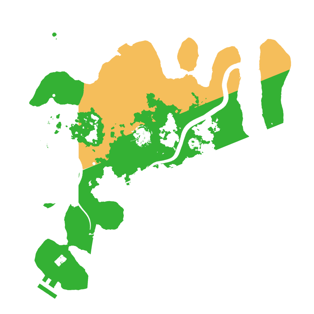 Biome Rust Map: Procedural Map, Size: 3000, Seed: 1635956249