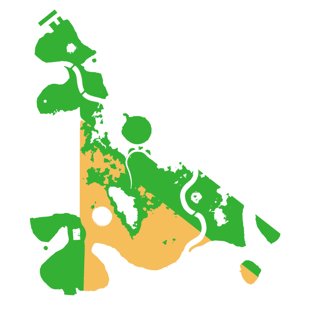 Biome Rust Map: Procedural Map, Size: 3000, Seed: 6684291