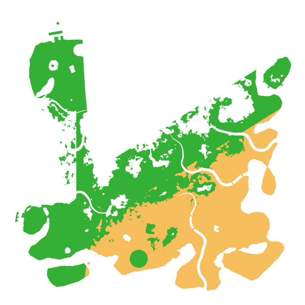 Biome Rust Map: Procedural Map, Size: 4500, Seed: 832013604