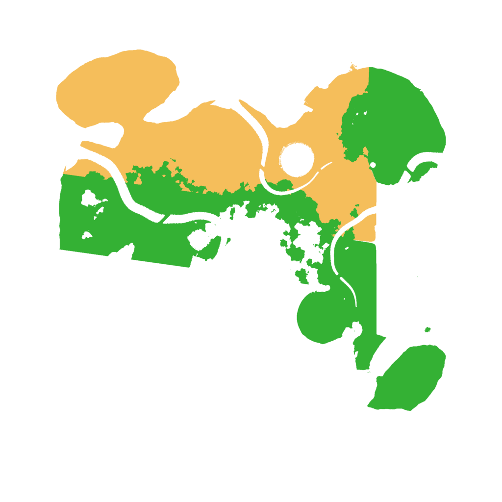 Biome Rust Map: Procedural Map, Size: 2605, Seed: 1667