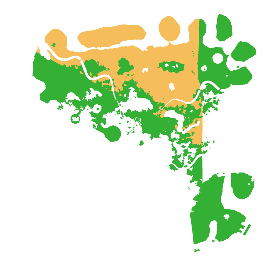 Biome Rust Map: Procedural Map, Size: 4500, Seed: 19397179