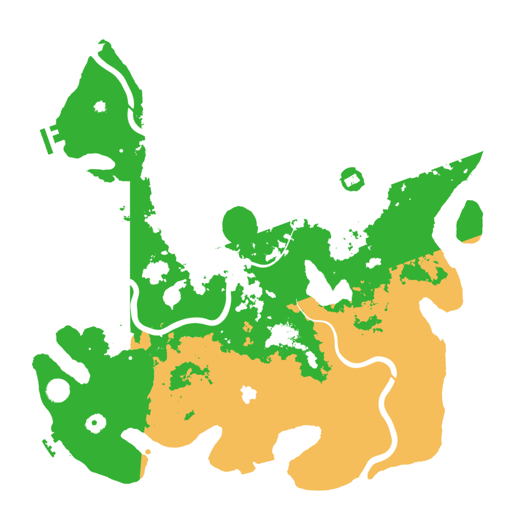 Biome Rust Map: Procedural Map, Size: 4000, Seed: 133948799