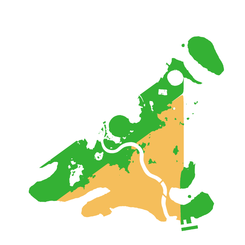 Biome Rust Map: Procedural Map, Size: 3000, Seed: 720098929