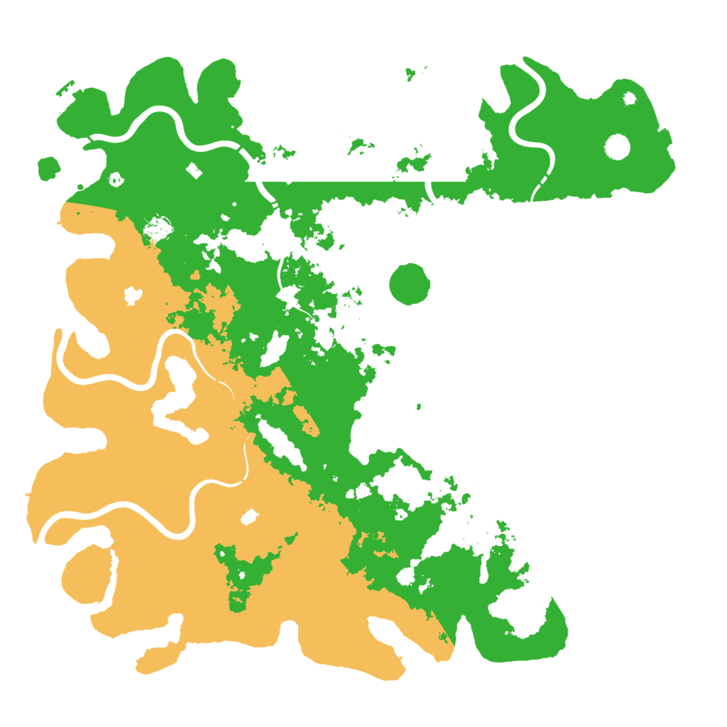 Biome Rust Map: Procedural Map, Size: 5000, Seed: 7878