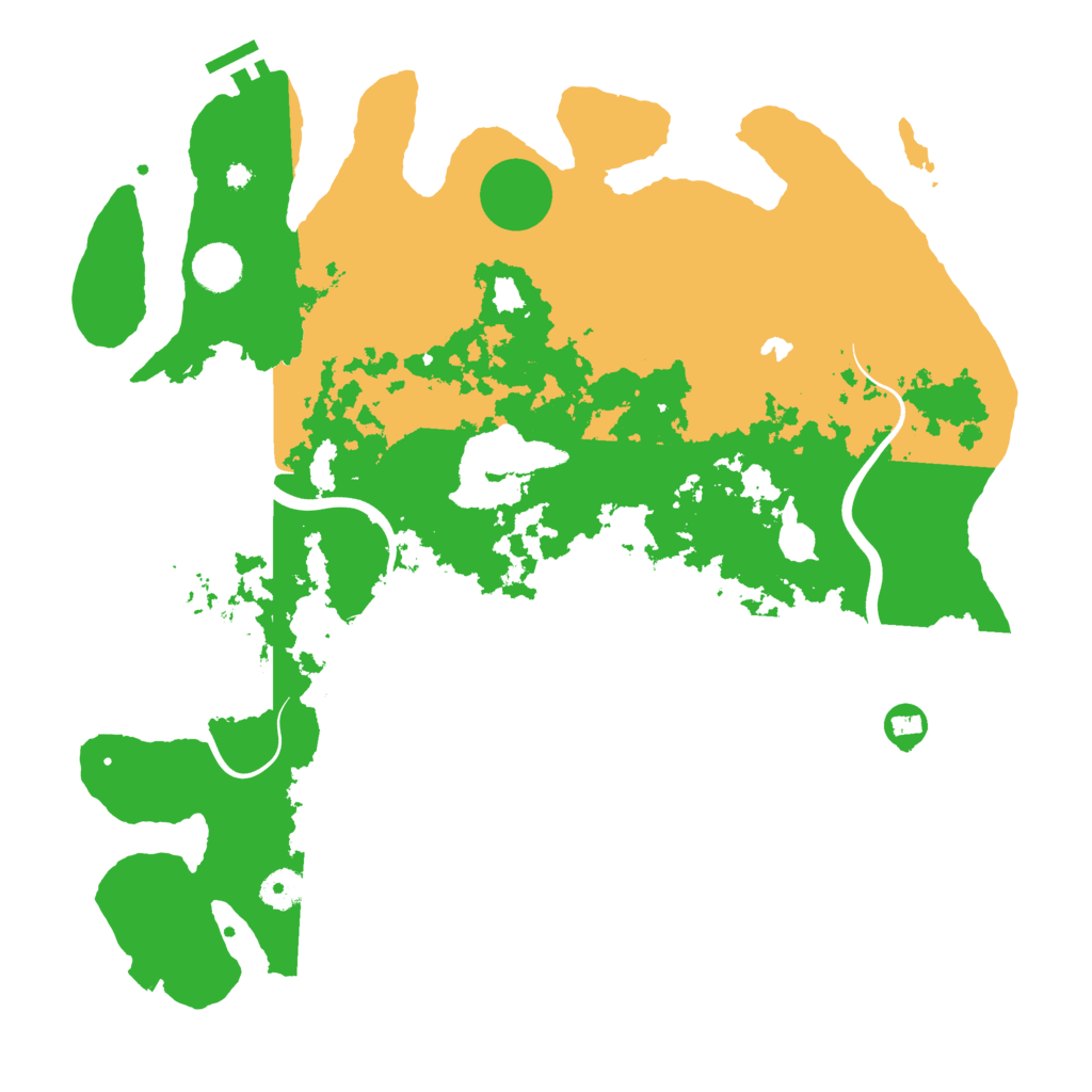 Biome Rust Map: Procedural Map, Size: 4000, Seed: 72628781