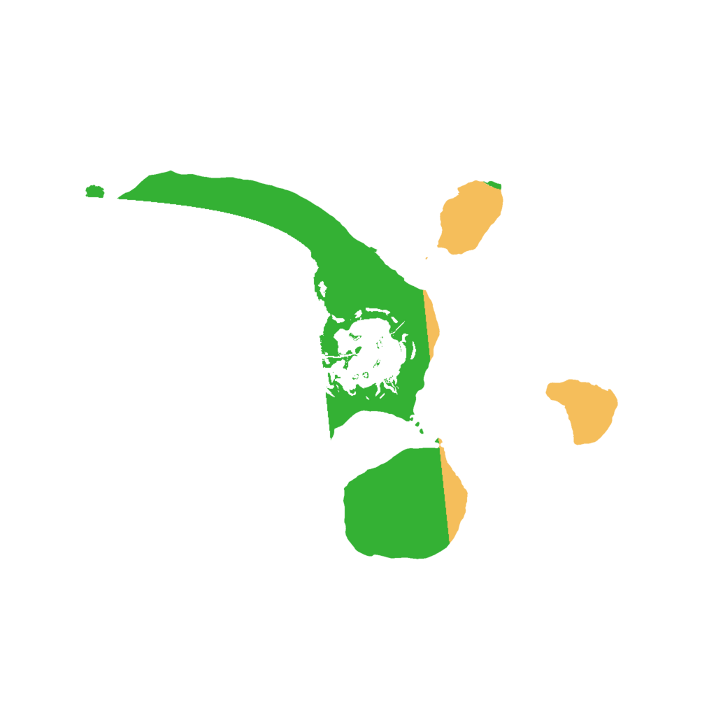 Biome Rust Map: Procedural Map, Size: 1600, Seed: 542342