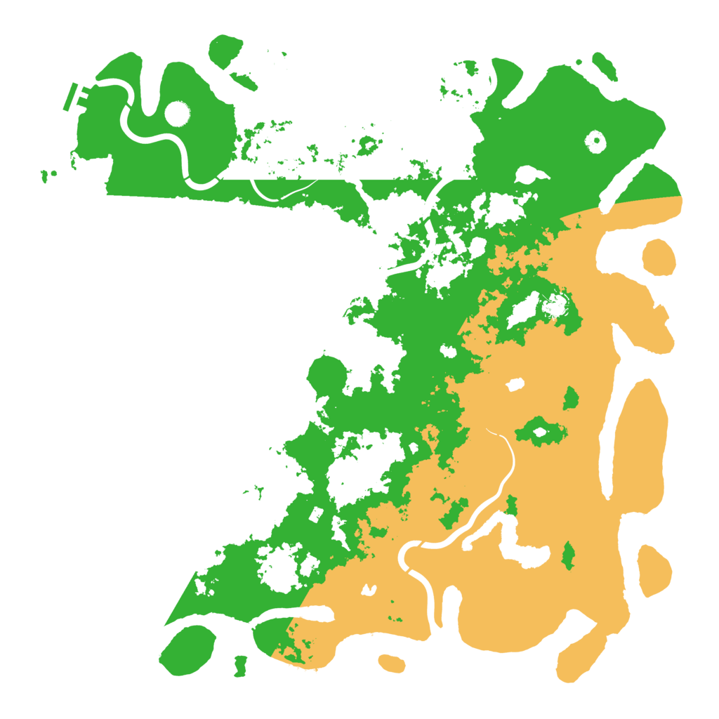 Biome Rust Map: Procedural Map, Size: 5000, Seed: 331652