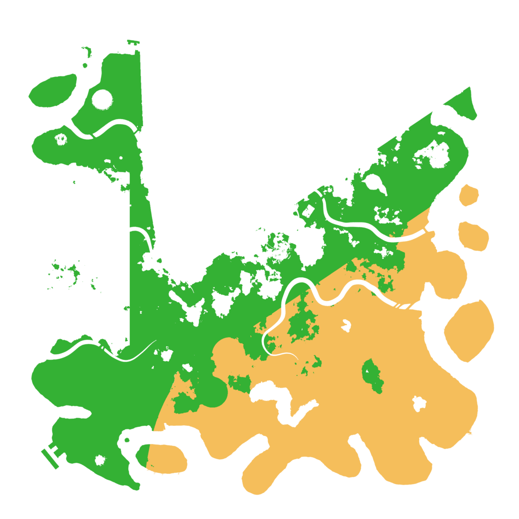 Biome Rust Map: Procedural Map, Size: 4500, Seed: 3649789