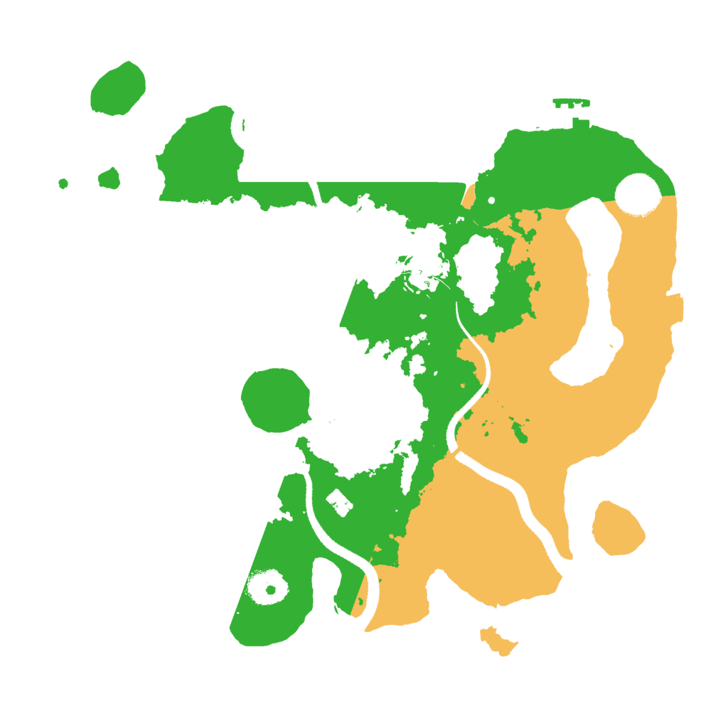 Biome Rust Map: Procedural Map, Size: 3000, Seed: 6901