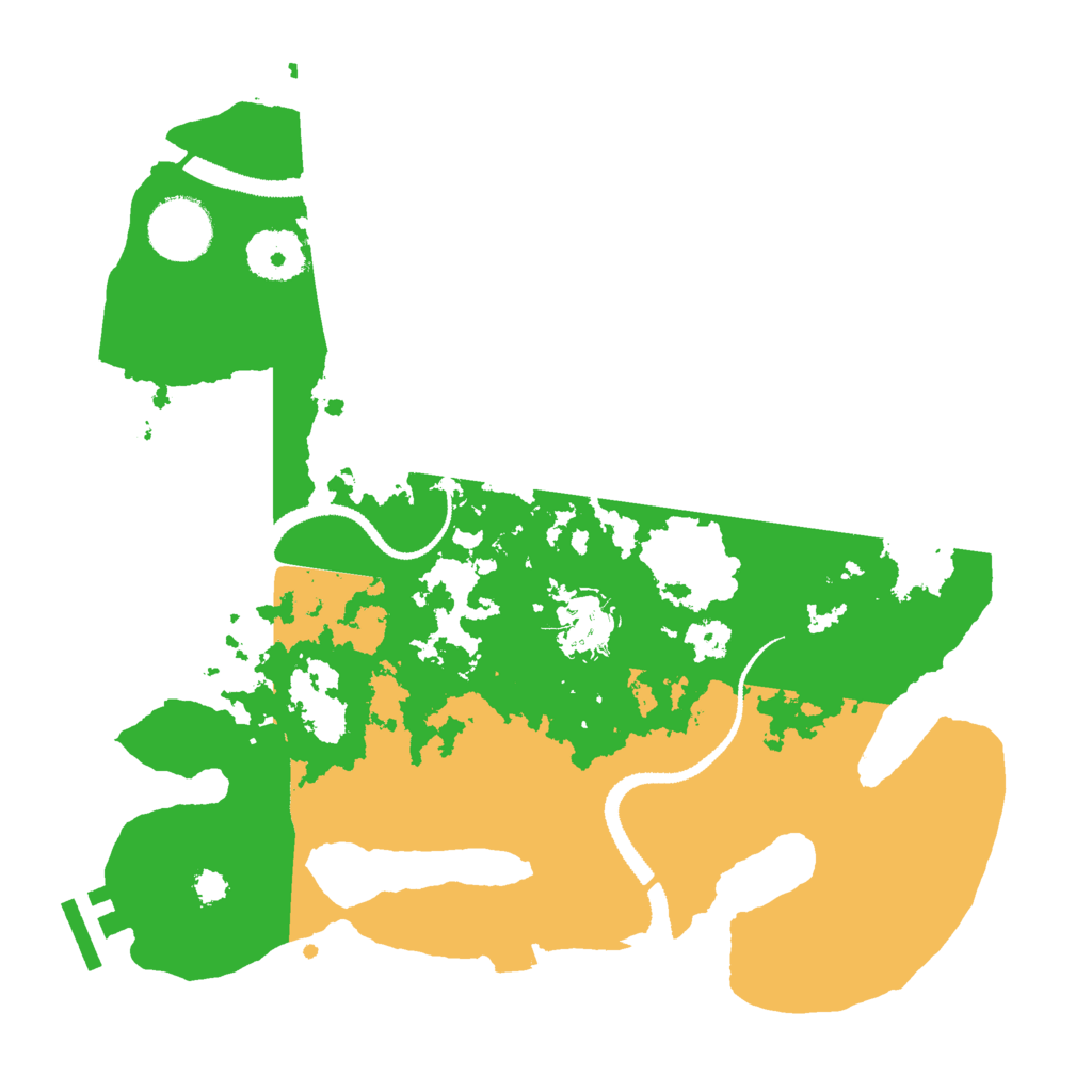 Biome Rust Map: Procedural Map, Size: 3000, Seed: 997548205