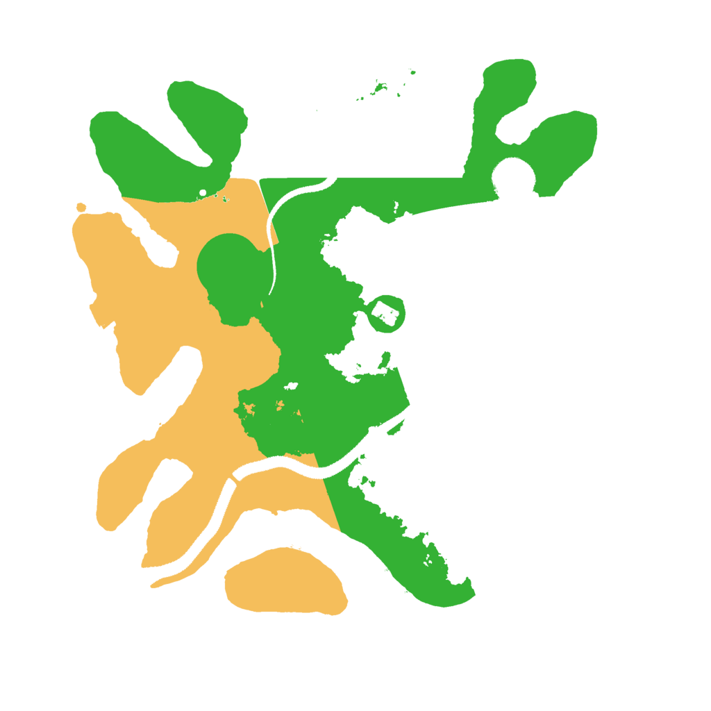 Biome Rust Map: Procedural Map, Size: 3000, Seed: 1030465042