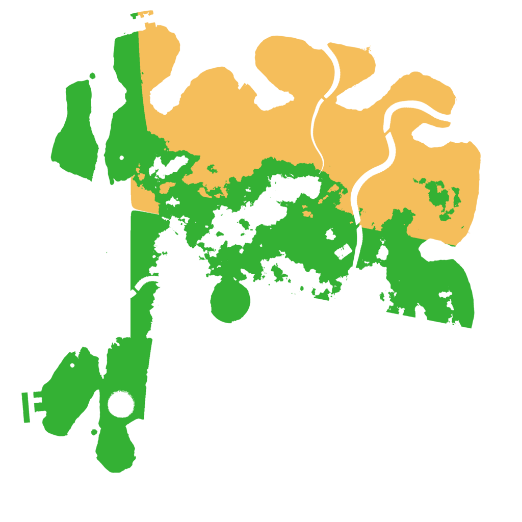 Biome Rust Map: Procedural Map, Size: 3500, Seed: 1623472120