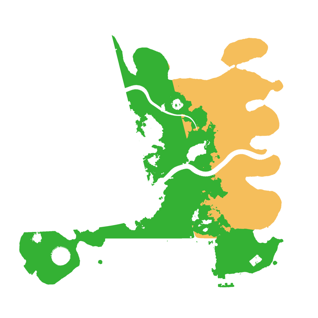 Biome Rust Map: Procedural Map, Size: 3000, Seed: 371970