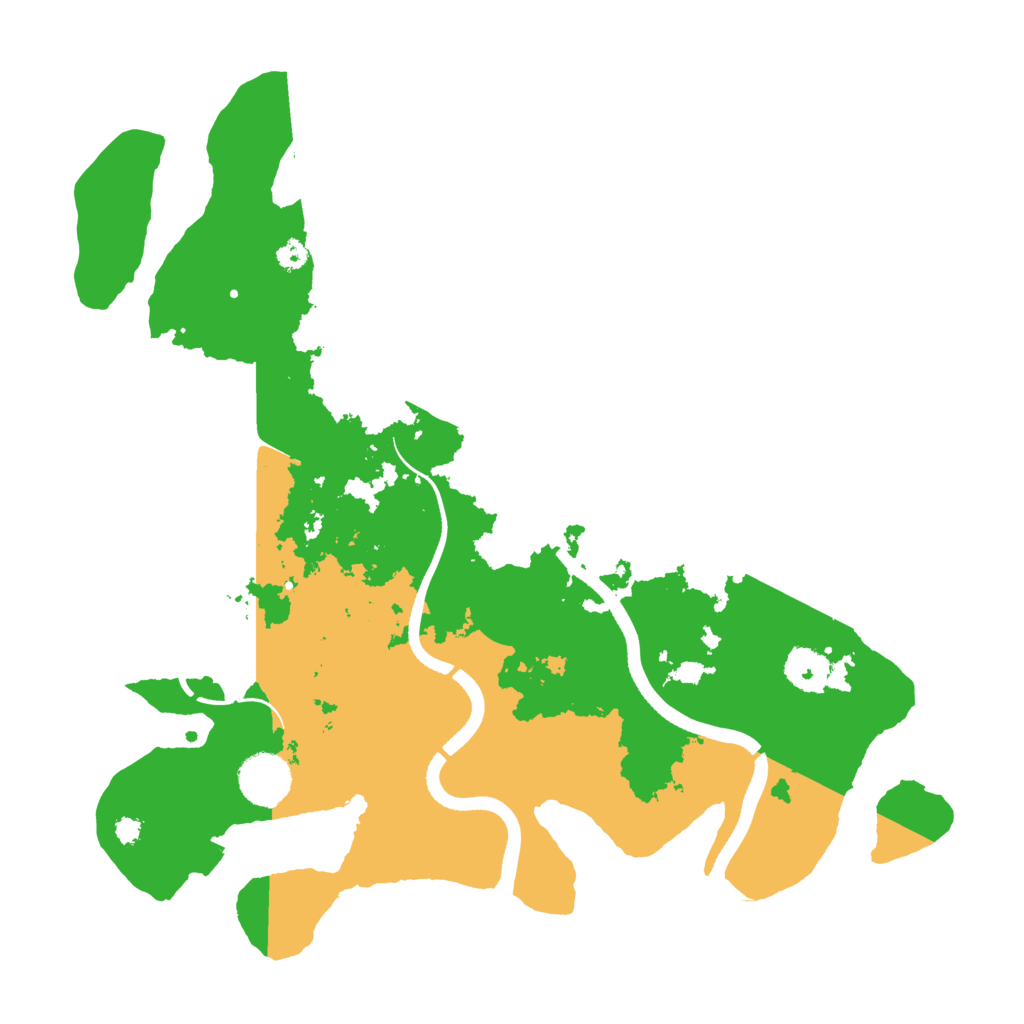 Biome Rust Map: Procedural Map, Size: 3500, Seed: 1677159473