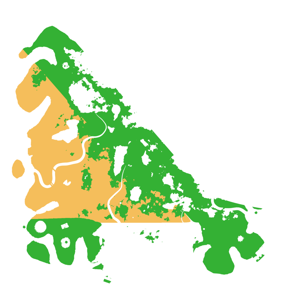 Biome Rust Map: Procedural Map, Size: 4500, Seed: 1749946597