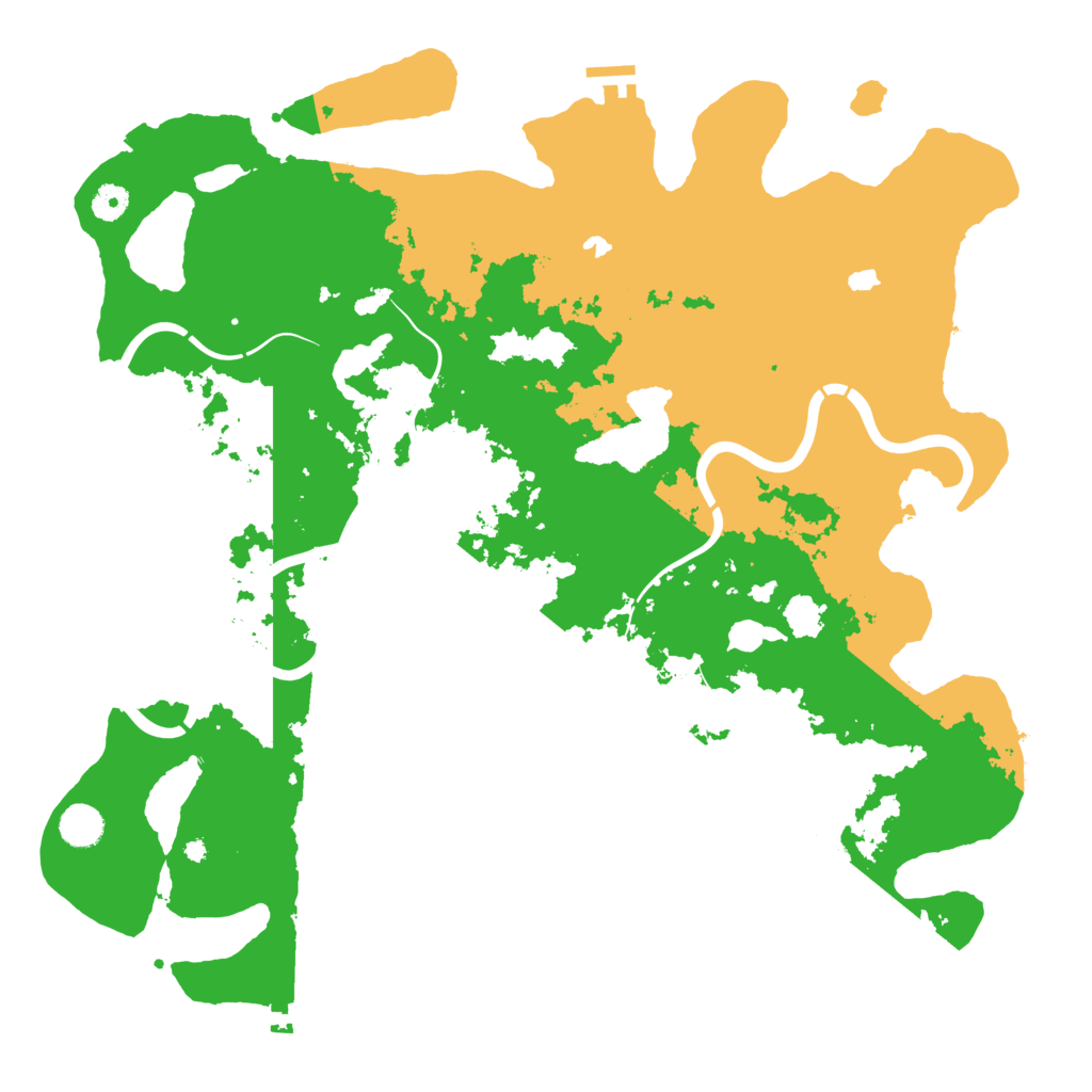 Biome Rust Map: Procedural Map, Size: 4500, Seed: 250944790