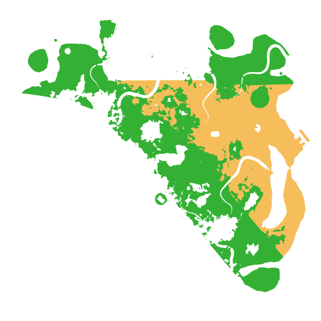 Biome Rust Map: Procedural Map, Size: 4500, Seed: 1656042965