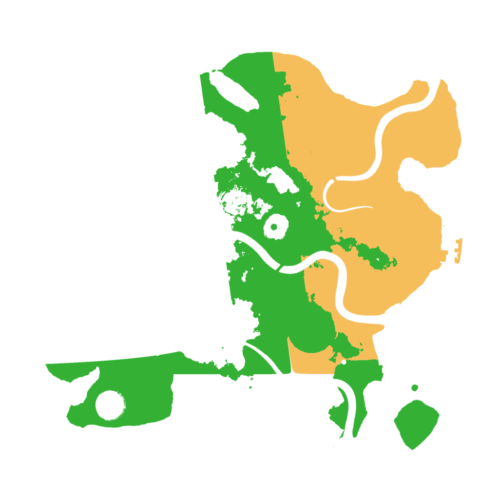 Biome Rust Map: Procedural Map, Size: 3000, Seed: 718176519