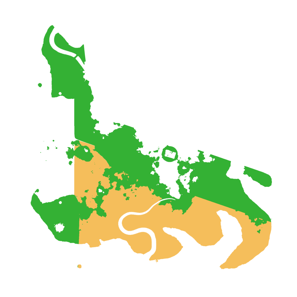 Biome Rust Map: Procedural Map, Size: 3000, Seed: 739641887
