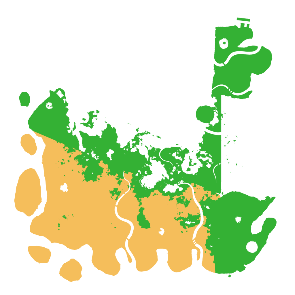 Biome Rust Map: Procedural Map, Size: 4500, Seed: 786416319