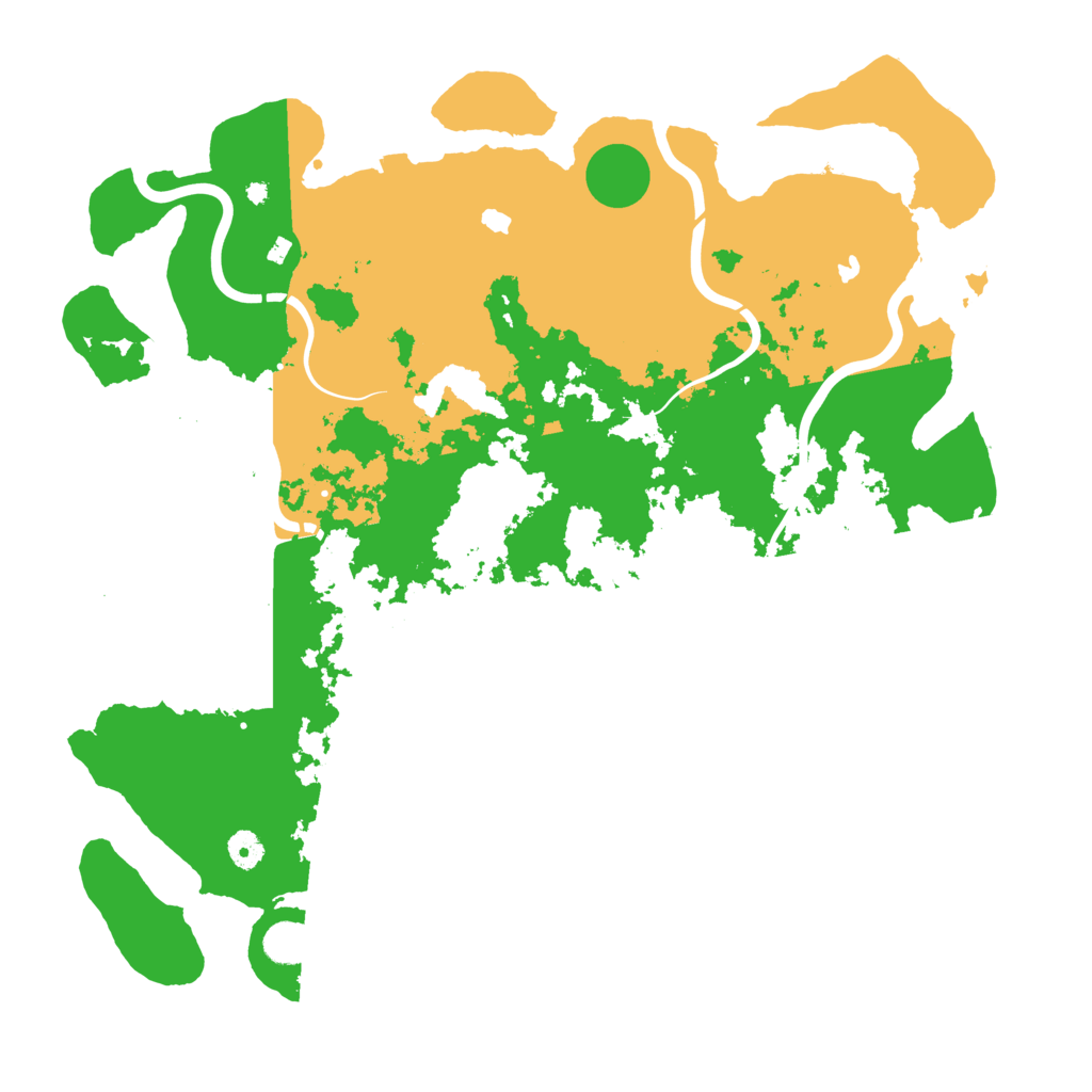 Biome Rust Map: Procedural Map, Size: 4500, Seed: 882876021