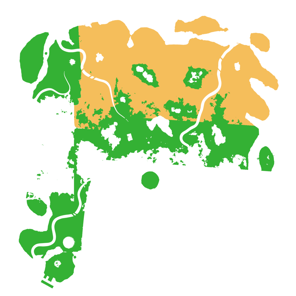 Biome Rust Map: Procedural Map, Size: 4500, Seed: 696837317
