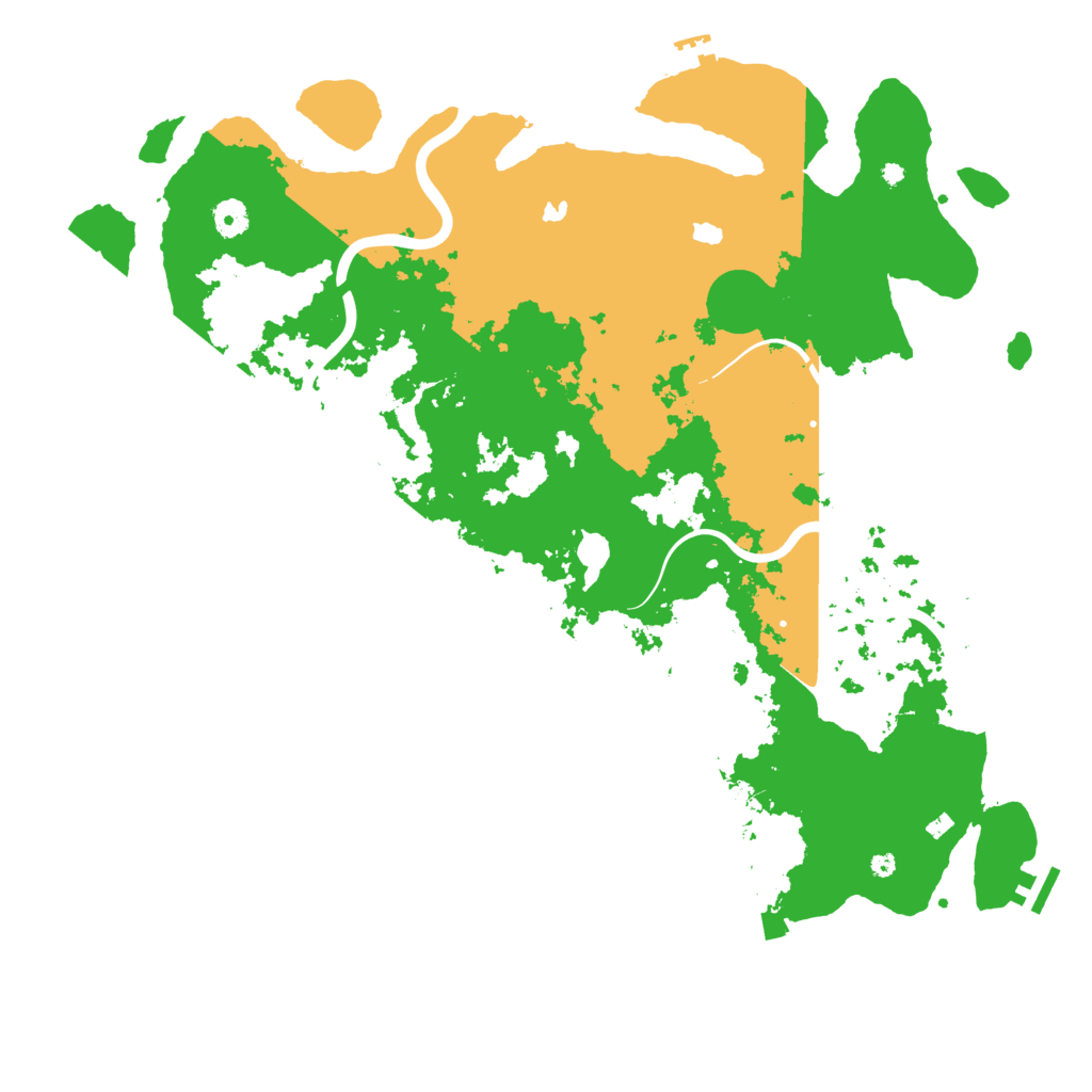 Biome Rust Map: Procedural Map, Size: 4500, Seed: 255809390