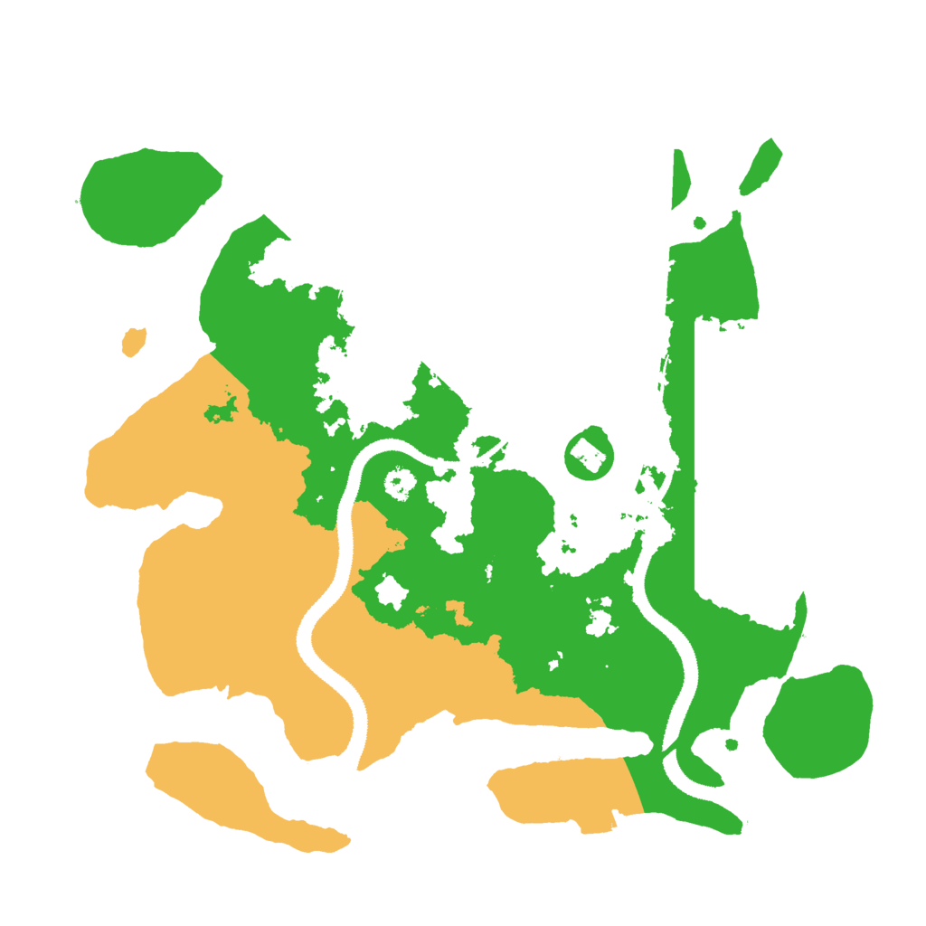 Biome Rust Map: Procedural Map, Size: 3000, Seed: 1176681