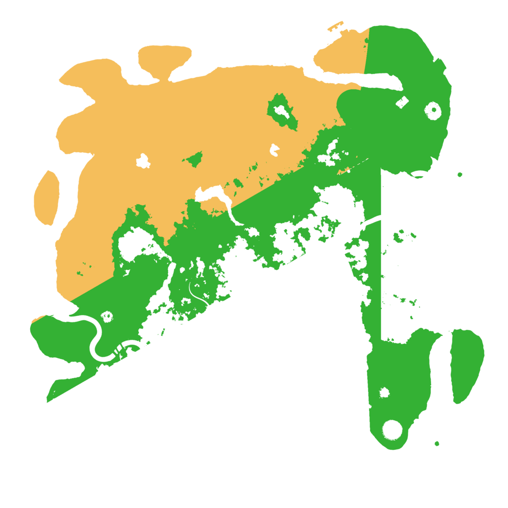 Biome Rust Map: Procedural Map, Size: 4500, Seed: 1947231454