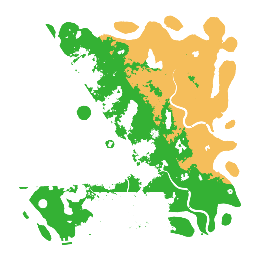 Biome Rust Map: Procedural Map, Size: 5000, Seed: 618929137