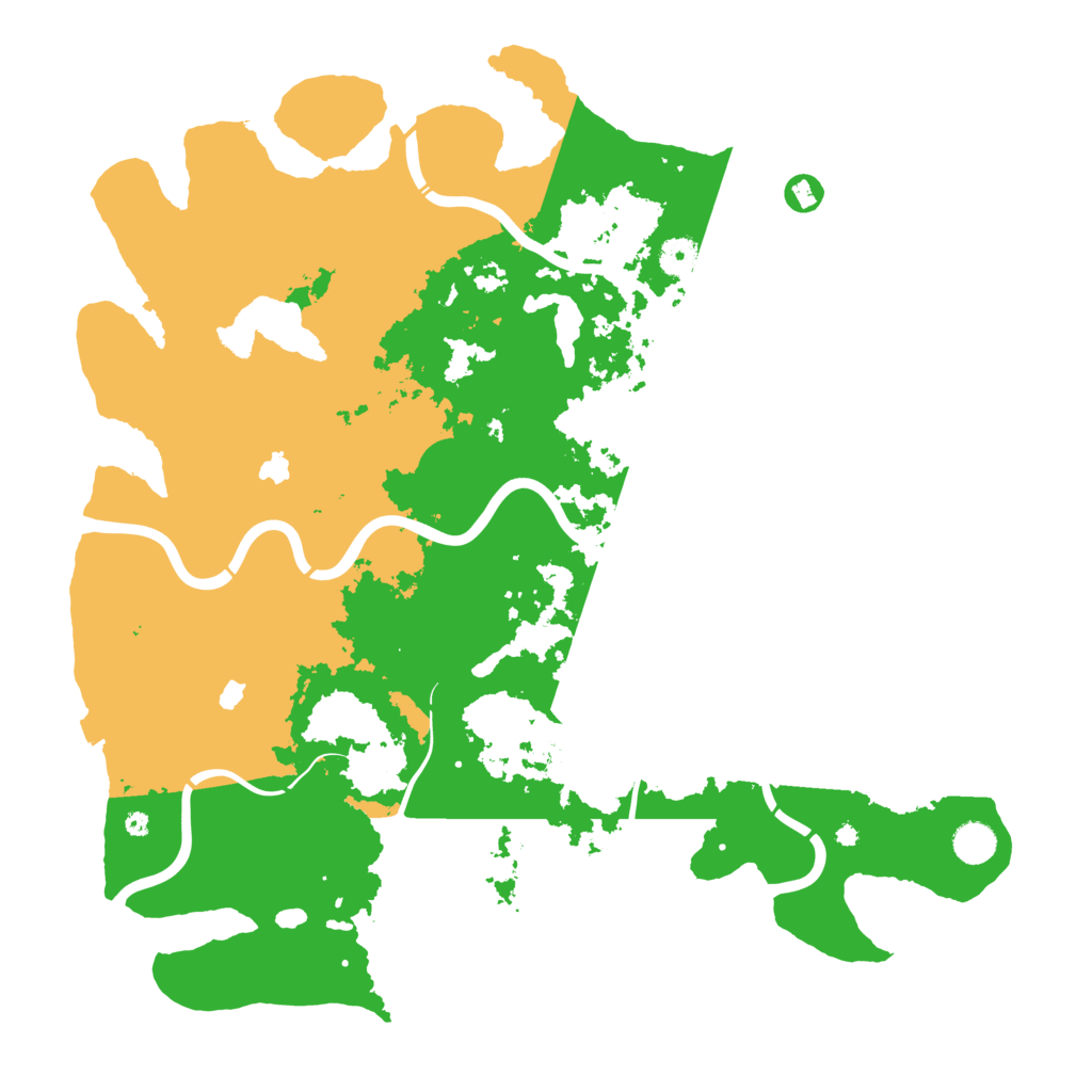 Biome Rust Map: Procedural Map, Size: 4500, Seed: 1826250230