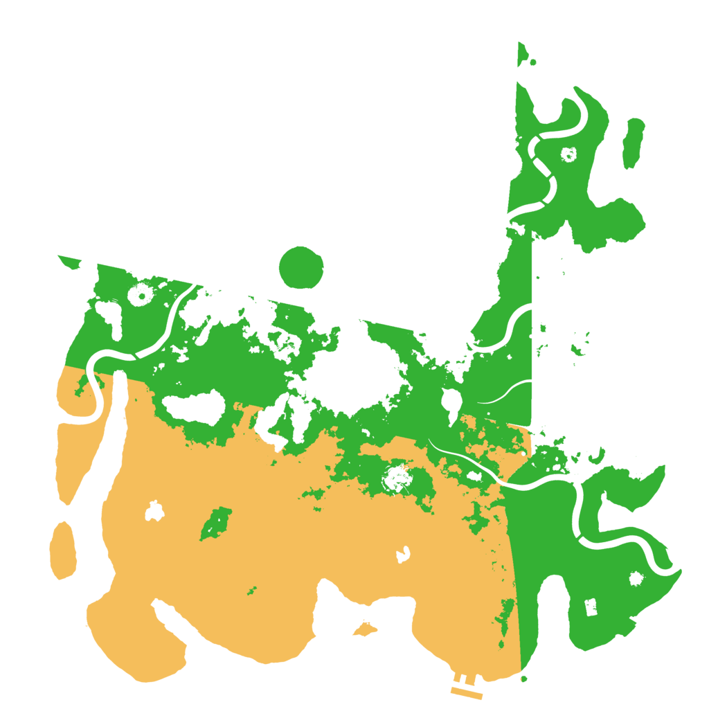 Biome Rust Map: Procedural Map, Size: 4500, Seed: 2095167