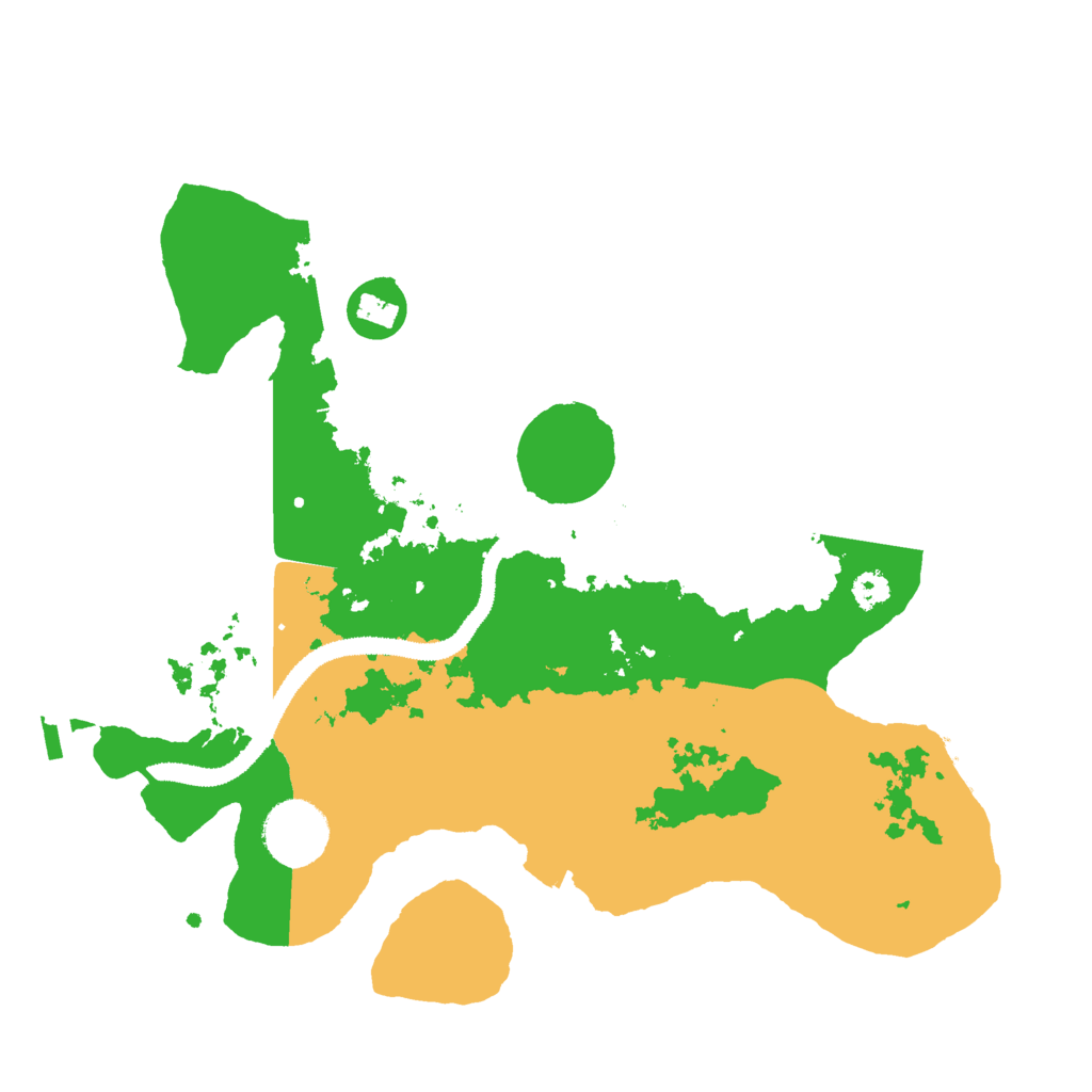 Biome Rust Map: Procedural Map, Size: 3000, Seed: 91951