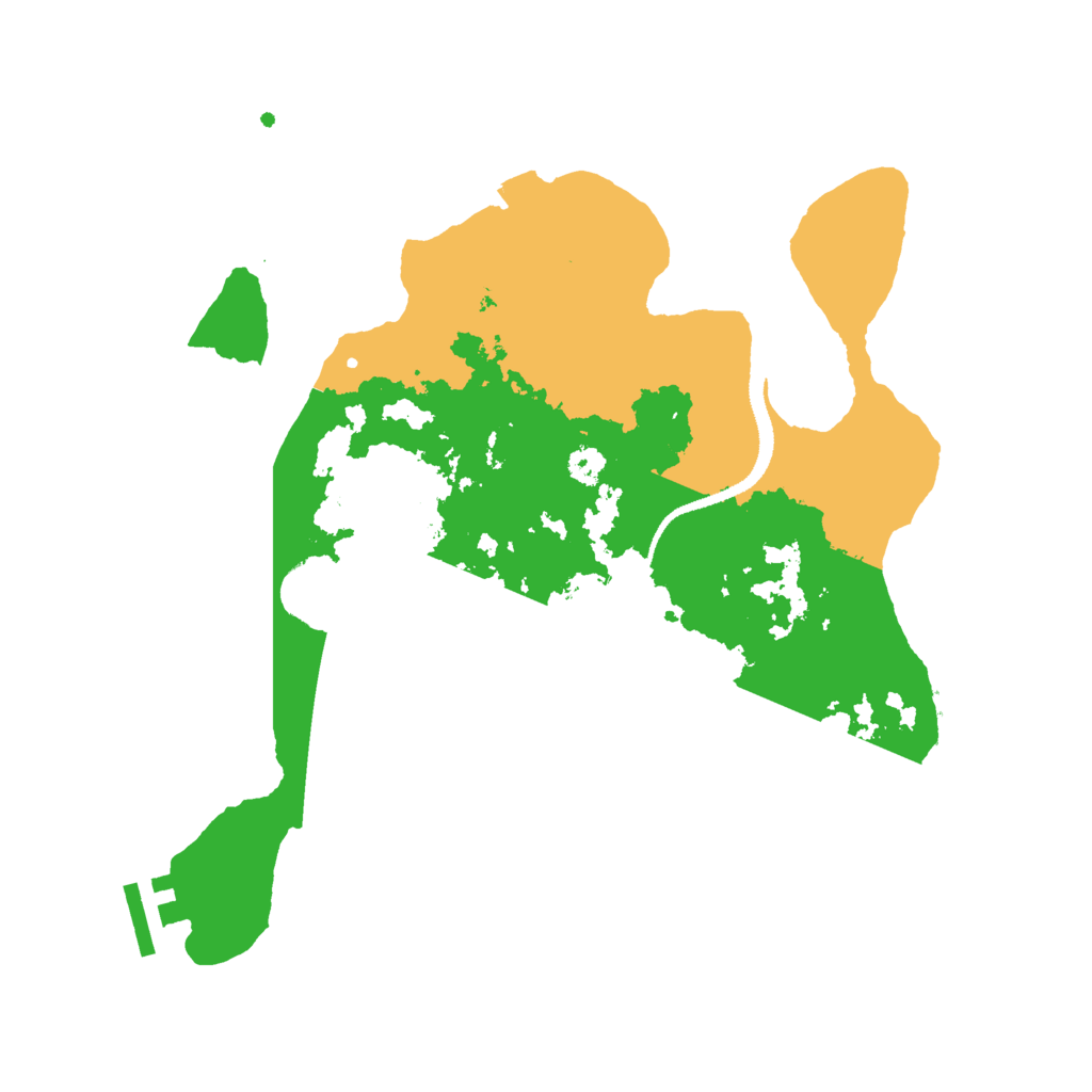 Biome Rust Map: Procedural Map, Size: 3000, Seed: 709797493