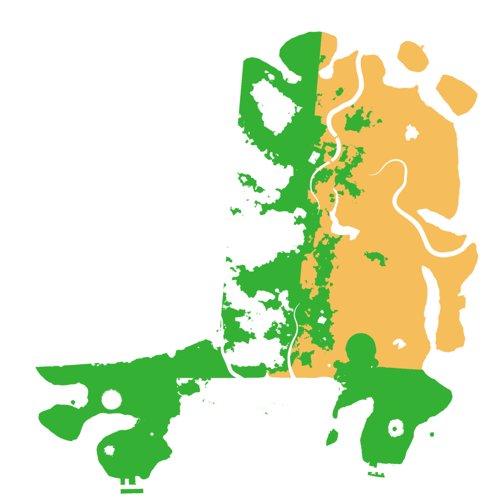 Biome Rust Map: Procedural Map, Size: 4500, Seed: 1037124475