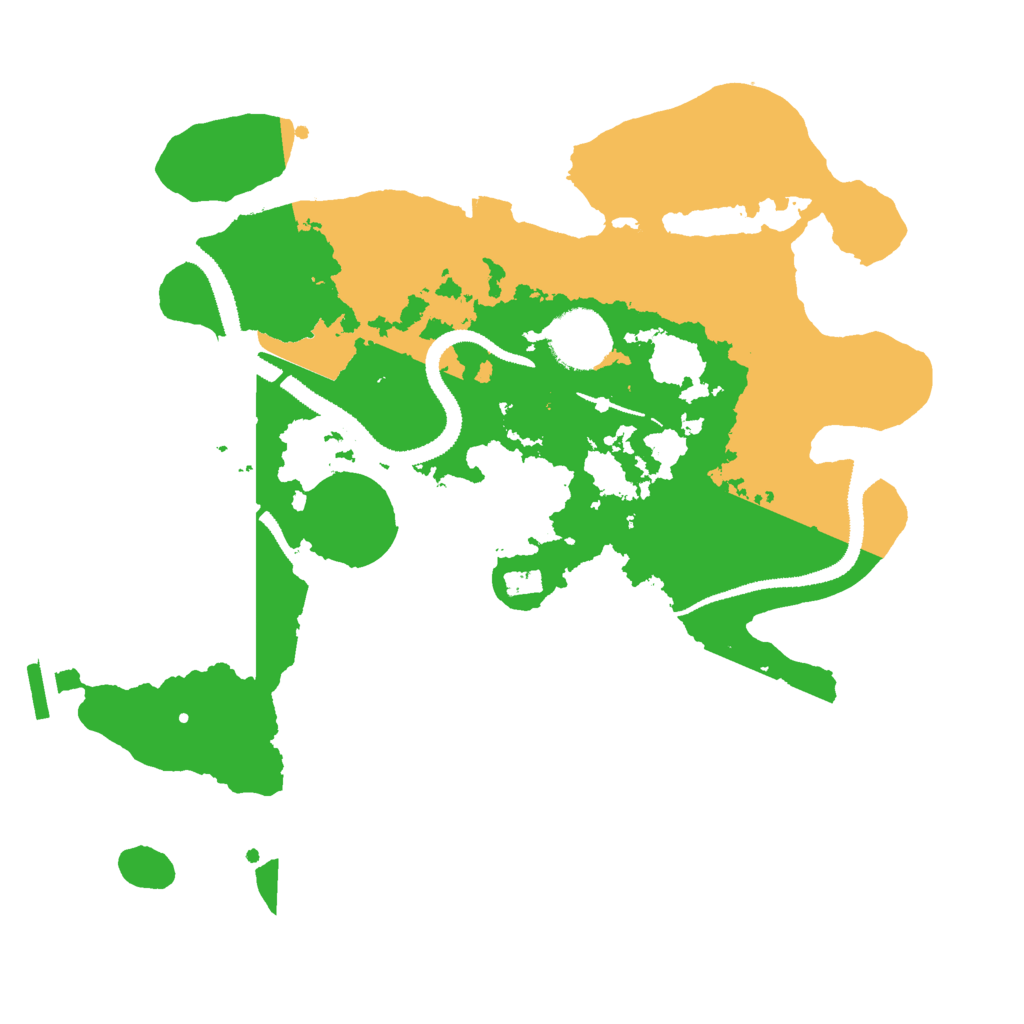 Biome Rust Map: Procedural Map, Size: 3000, Seed: 10307056