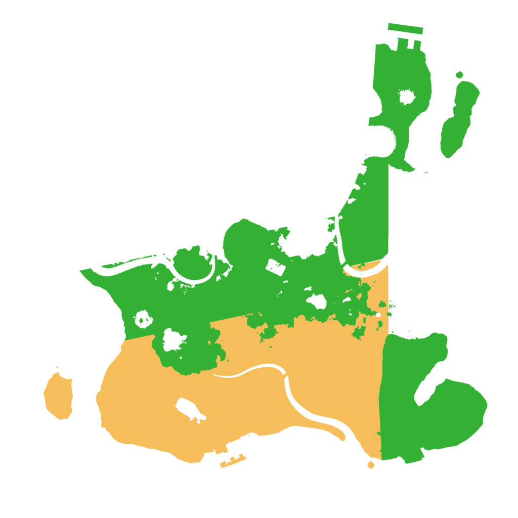 Biome Rust Map: Procedural Map, Size: 3000, Seed: 965798787
