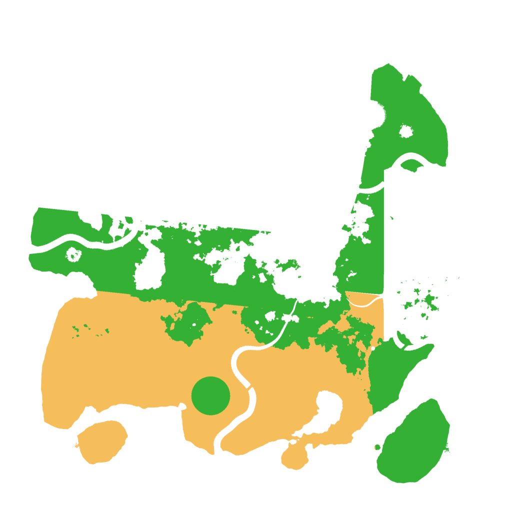 Biome Rust Map: Procedural Map, Size: 3500, Seed: 393998440