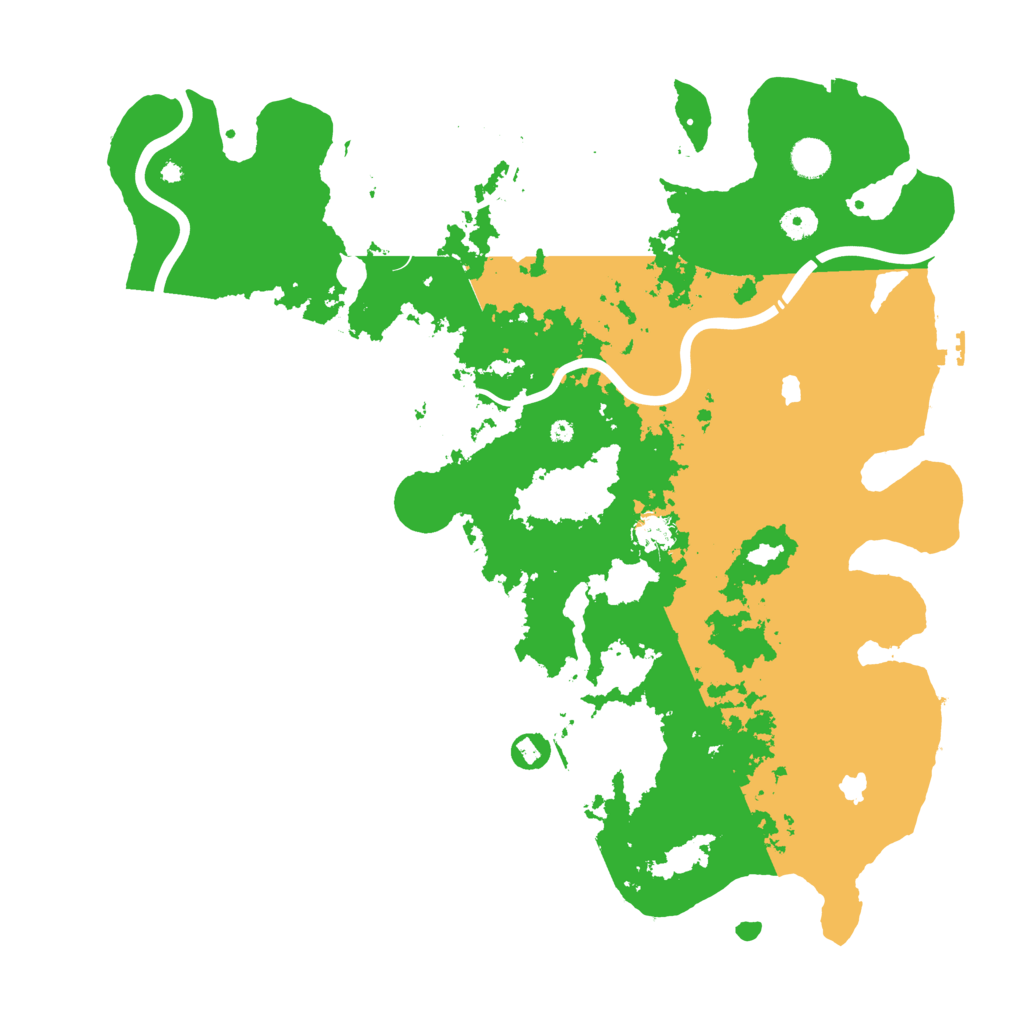 Biome Rust Map: Procedural Map, Size: 4500, Seed: 74698