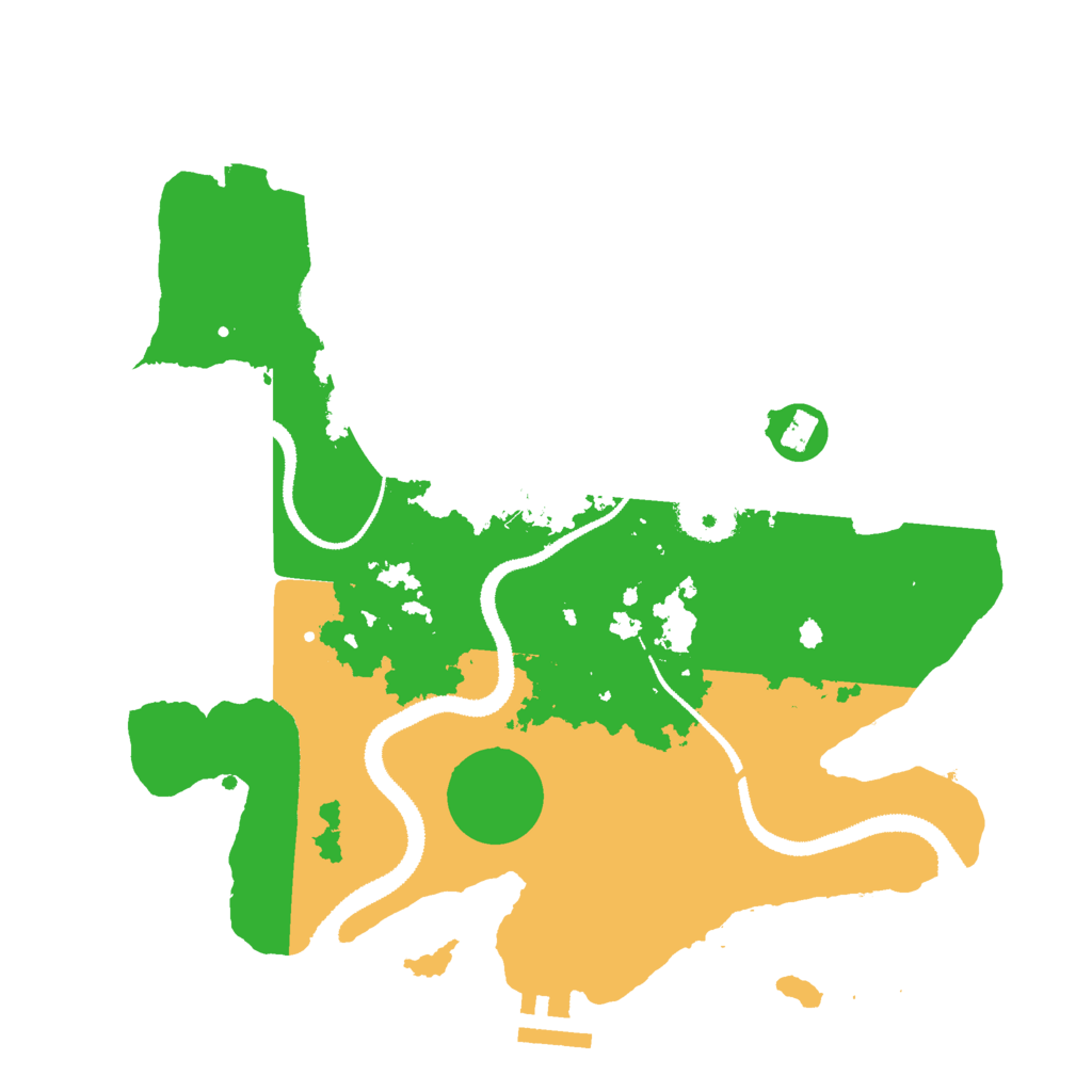 Biome Rust Map: Procedural Map, Size: 3000, Seed: 5286341