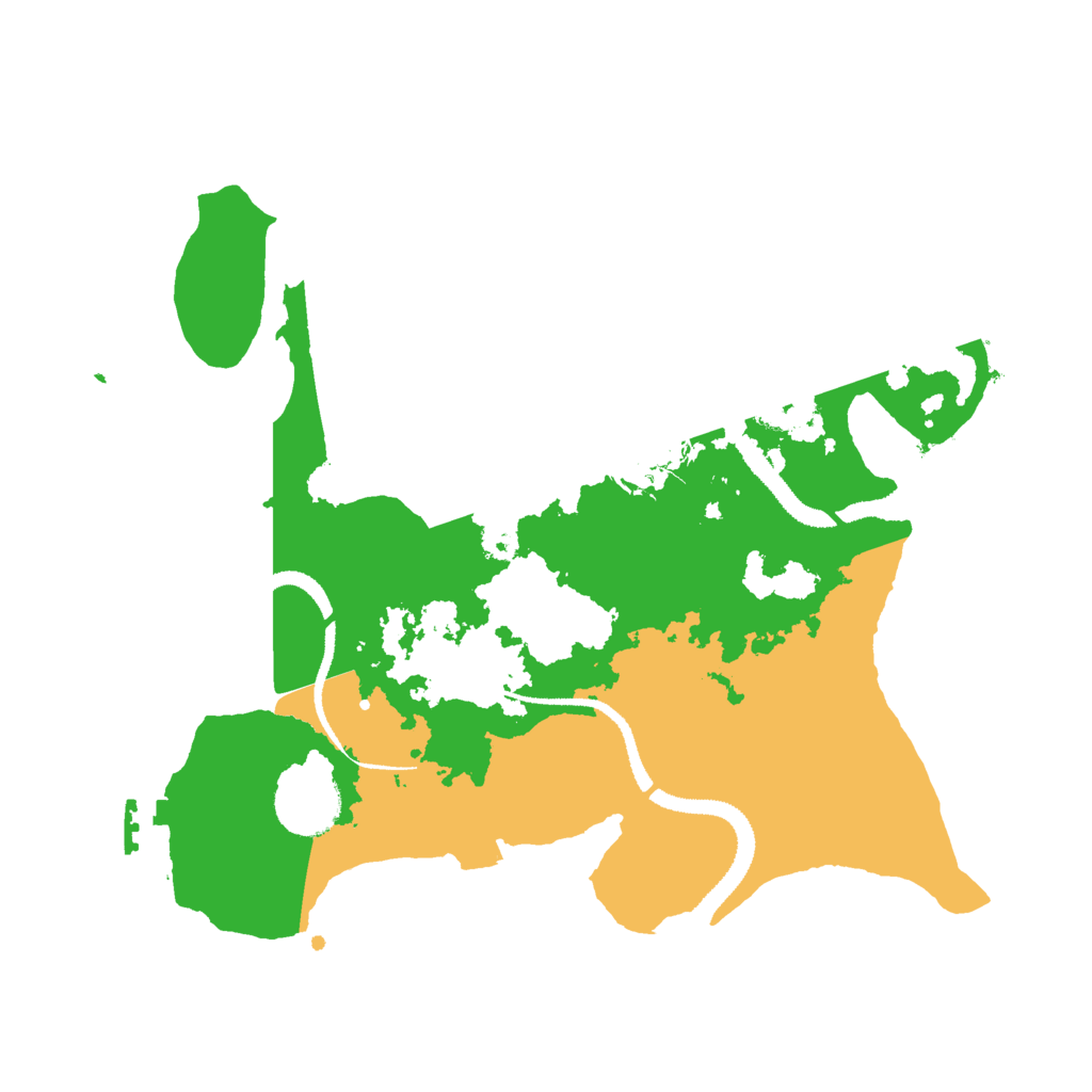Biome Rust Map: Procedural Map, Size: 3000, Seed: 1844688904