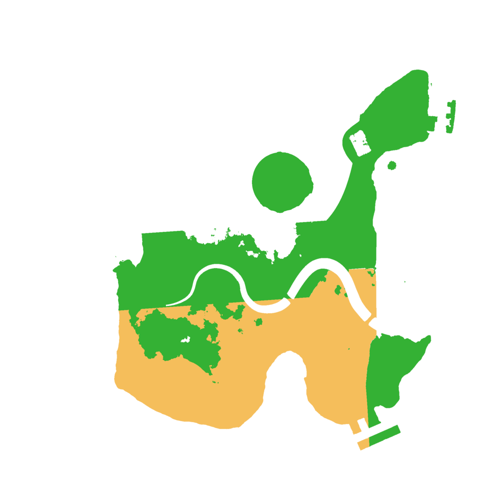 Biome Rust Map: Procedural Map, Size: 2300, Seed: 675458