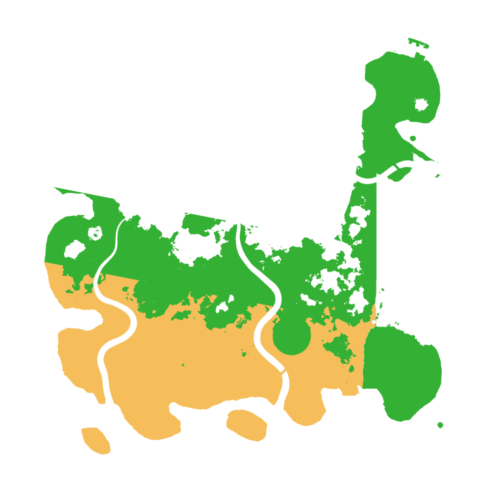 Biome Rust Map: Procedural Map, Size: 3500, Seed: 604614957