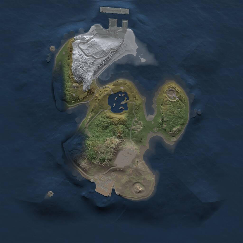Rust Map: Procedural Map, Size: 1700, Seed: 251641568, 3 Monuments