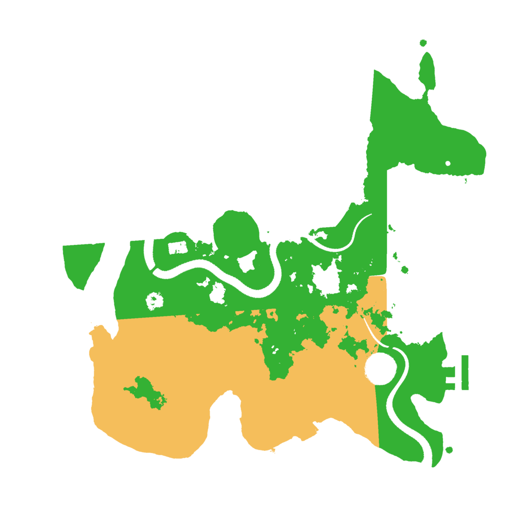 Biome Rust Map: Procedural Map, Size: 3000, Seed: 675458
