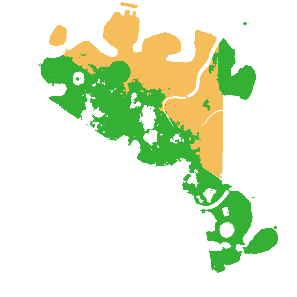 Biome Rust Map: Procedural Map, Size: 3500, Seed: 2013632434